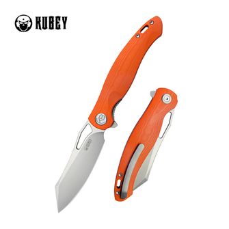 KUBEY Nož Drake, jeklo AUS 10, oranžna barva