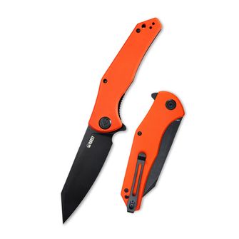 KUBEY Nož Flash, jeklo AUS 10, oranžna barva