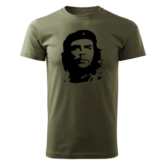 DRAGOWA majica s kratkimi rokavi Che Guevara, olivno zelena 160g/m2