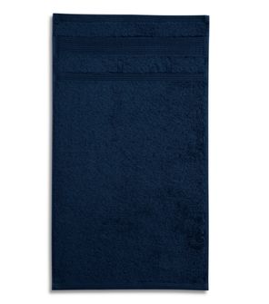 Malfini Organic mala brisača 30x50cm, temno modra