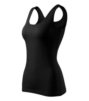 Malfini Triumph ženska majica brez rokavov, črna 180g/m2