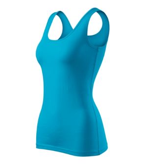 Malfini Triumph ženska majica brez rokavov, turkizna  180g/m2