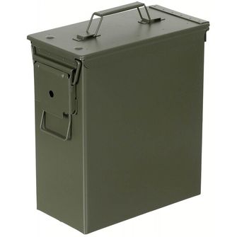 MFH Ameriška škatla za strelivo, kal. 50, velika, PA 60, kovinska, OD zelena