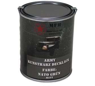 MFH army barva Nato zelena mat, 1 liter