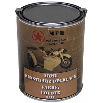 MFH army barva coyote mat, 1 liter