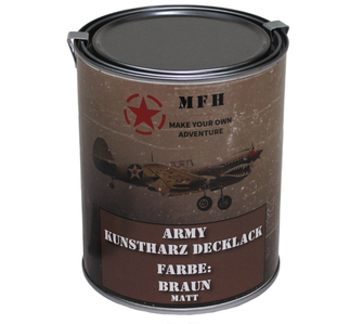 MFH army barva rjav mat, 1 liter