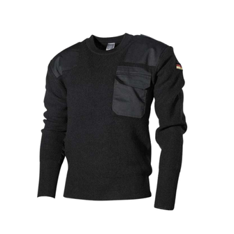 MFH Bundeswehr črn pulover, črna