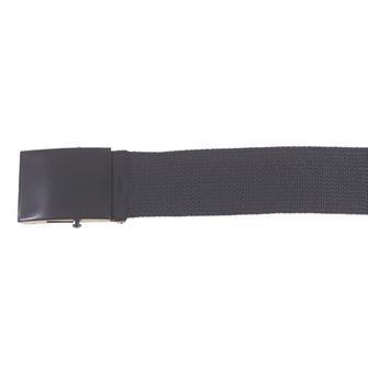 MFH Gurt črn pas s kovinsko zaponko 4,5 cm