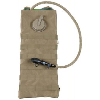 MFH Hidracijska torba s TPU cevjo MOLLE, 2,5 L, coyote tan