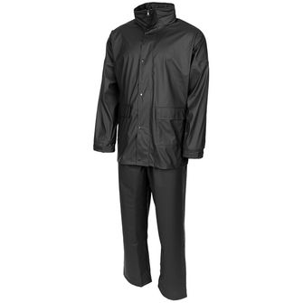 MFH Obleka za dež, "Premium", dvodelna, črna
