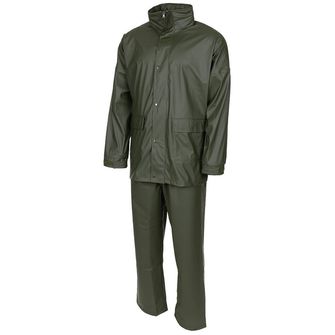 MFH Obleka za dež, "Premium", dvodelna, OD zelena