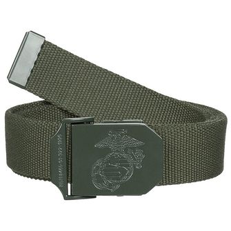 Pas MFH USMC Web Belt, zelene barve, pribl. 3,5 cm