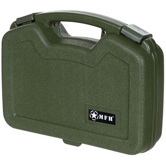 MFH Kovček za pištolo, plastičen, velik, z možnostjo zaklepanja, zelene barve