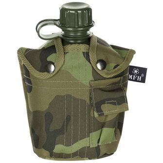 MFH Field bottle 1L, brez BPA, M 95 CZ camo
