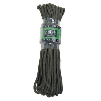 MFH najlonska vrv, 15 metrov, 7mm, olivno zelena