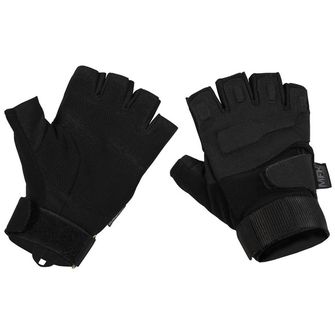MFH Tactical 1/2  rokavice brez prstov, črne
