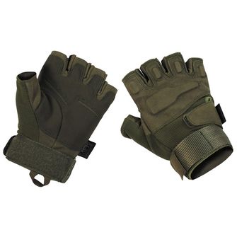 MFH Tactical 1/2  rokavice brez prstov, olivne