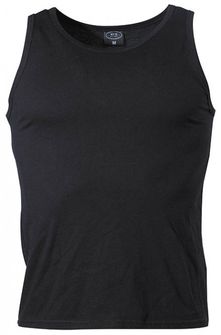 MFH črna moška majica brez rokavov, 160g/m2