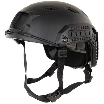 MFH Ameriška čelada FAST-paratroopers, ABS-plastik, črna