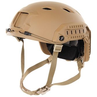 MFH Ameriška čelada FAST-paratroopers, ABS-plastik, kojotje rjave barve
