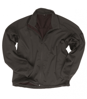 Mil-Tec lite SoftShell jakna 3-slojna lahka črne barve