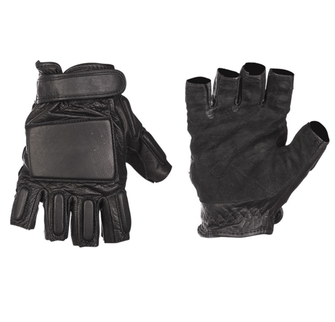 Mil-tec security rokavice brez prstov, črne