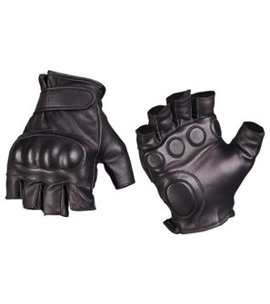 Mil-tec taktične rokavice brez prstov, črne