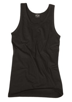Mil-Tec moška majica brez rokavov, Črne barve, 140-145 g/m2