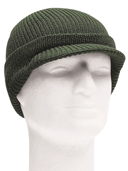 Mil-Tec US kapa pletena s šiltom, olivno zelena