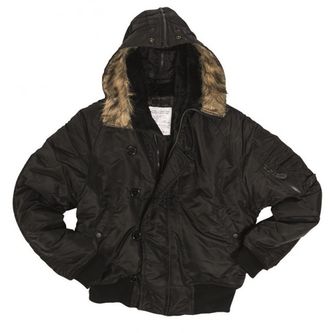 Mil-Tec US N2B jakna, črne barve