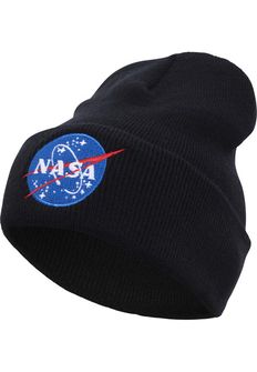NASA Beanie Insignia zimska kapa, črna