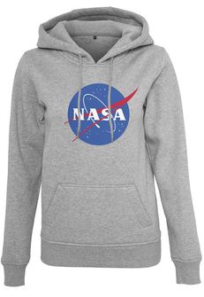 NASA Insignia ženski pulover s kapuco, siv