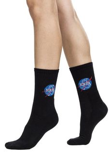 NASA moške nogavice, črne
