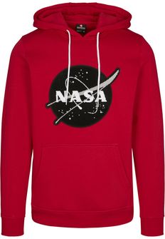 NASA Southpole Insignia Logo moški pulover s kapuco trenirka, rdeča
