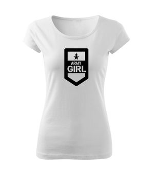 DRAGOWA ženska majica army girl, bela 150g/m2