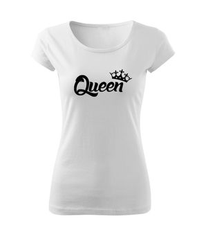 DRAGOWA ženska majica queen, bela 150g/m2