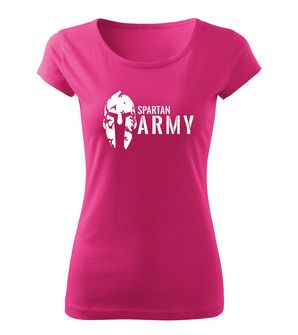 DRAGOWA ženska majica spartan army, roza 150g/m2