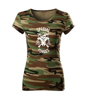 DRAGOWA ženska majica special forces, maskirna 150g/m2
