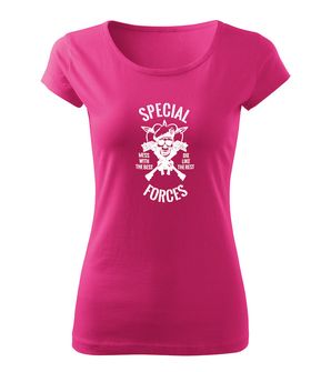 DRAGOWA ženska majica special forces, roza 150g/m2