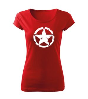 DRAGOWA ženska majica star, rdeča 150g/m2