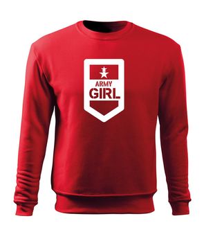 DRAGOWA otroški pulover Army girl, rdeč