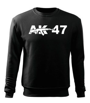 DRAGOWA moški pulover AK-47, črna 300g/m2