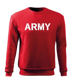 DRAGOWA moški pulover army, rdeča 300g/m2