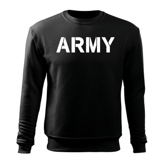 DRAGOWA moški pulover army, črna 300g/m2