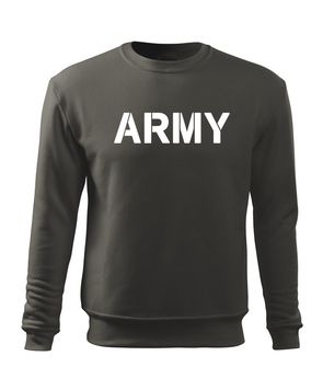 DRAGOWA moški pulover army, siva 300g/m2