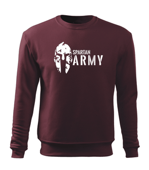 DRAGOWA moški pulover spartan army, bordo 300g/m2
