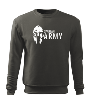 DRAGOWA moški pulover spartan army, siva 300g/m2