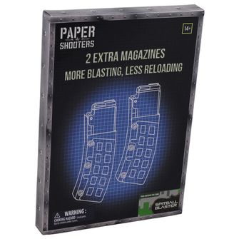 PAPER SHOOTERS Rezervni naboji za papirnate strelce Green Spit, 2 kosa