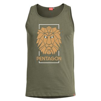 Pentagon Astir Lion majica brez rokavov, olivno zelena