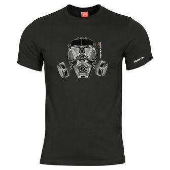 Pentagon Gas Mask majica, črna